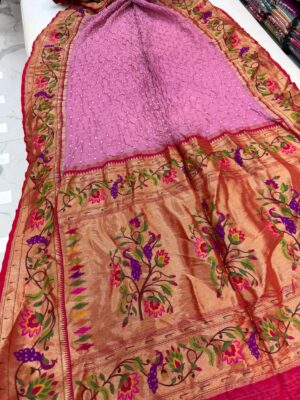 Pure Georgette Handcrafted Bandej Sarees (14)