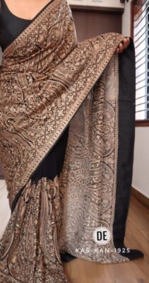Pure Georgette Sarees With Swarowski Work (10)