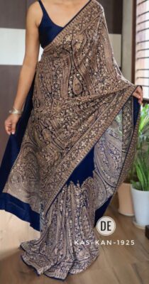 Pure Georgette Sarees With Swarowski Work (17)