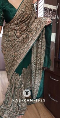Pure Georgette Sarees With Swarowski Work (21)