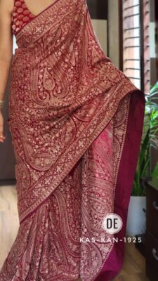 Pure Georgette Sarees With Swarowski Work (3)
