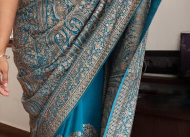 Pure Georgette Sarees With Swarowski Work (5)