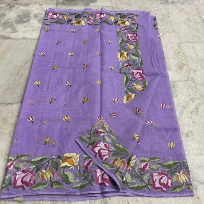 Pure Handloom Kota Cotton Sares With Blouse (2)