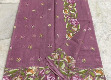 Pure Handloom Kota Cotton Sares With Blouse (5)