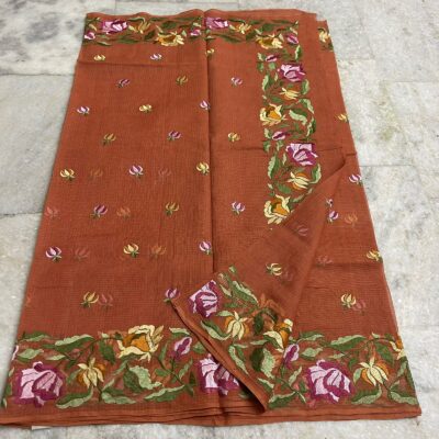 Pure Handloom Kota Cotton Sares With Blouse (6)