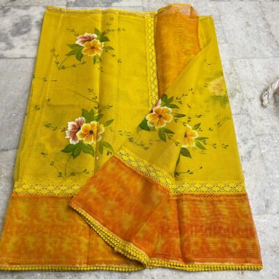 Pure Kota Cotton Sarees With Crocia Work (5)