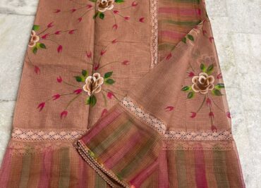 Pure Kota Cotton Sarees With Crocia Work (8)
