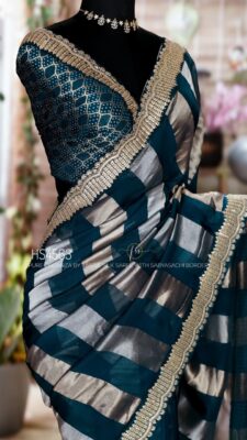 Pure Organza By Tissue Sarees (10)