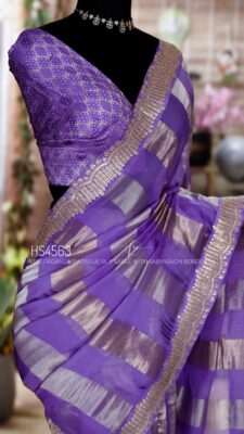 Pure Organza By Tissue Sarees (12)
