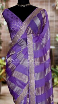 Pure Organza By Tissue Sarees (14)