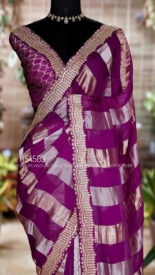 Pure Organza By Tissue Sarees (17)