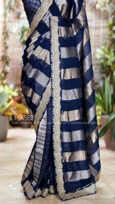 Pure Organza By Tissue Sarees (6)
