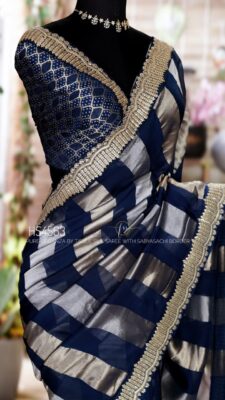 Pure Organza By Tissue Sarees (9)