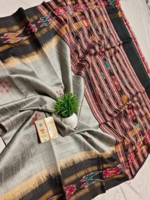 Pure Raw Silk Bandini Sarees (3)