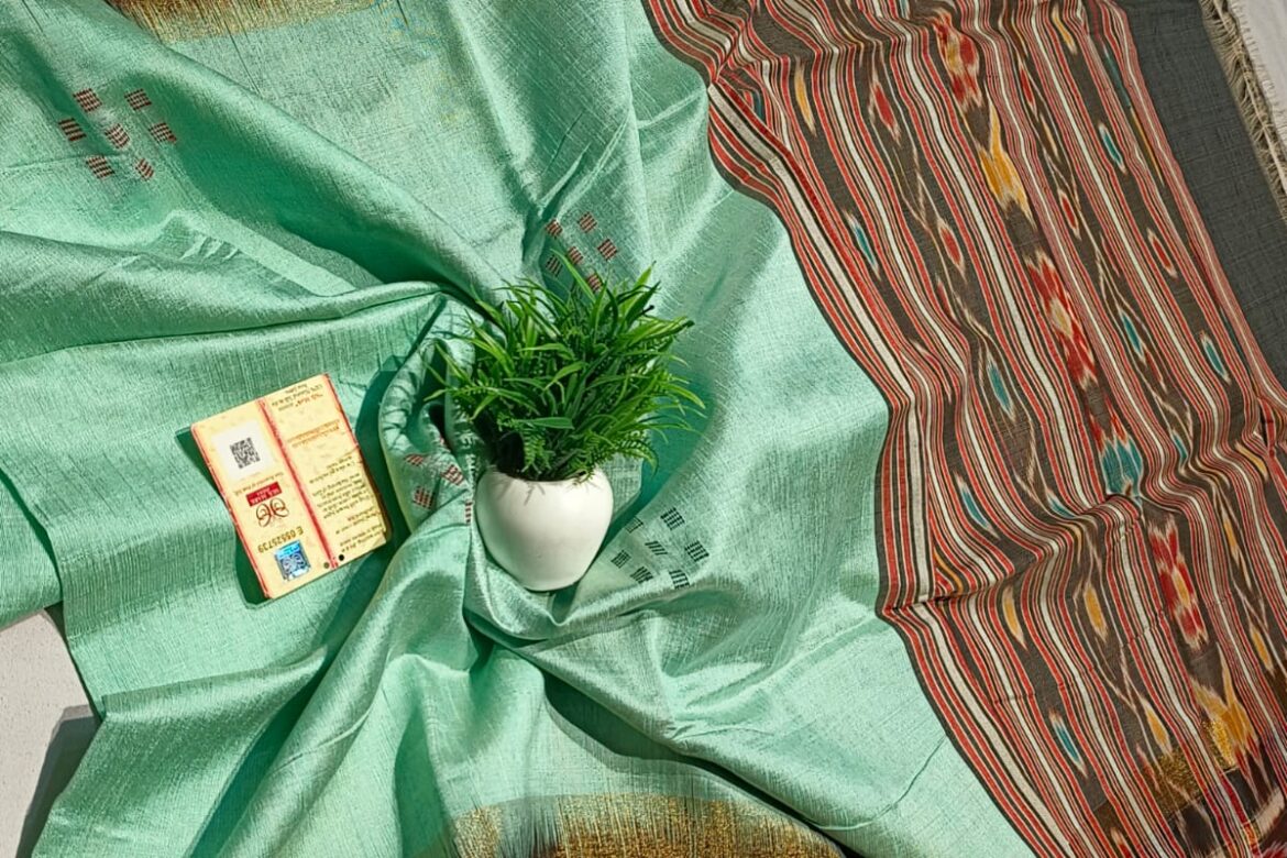 Pure Raw Silk Bandini Sarees (4)