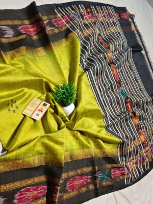 Pure Raw Silk Bandini Sarees (9)