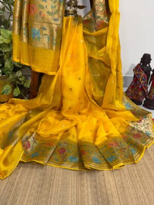 Pure Silk Kota Sarees With Paithani Pallu (12)