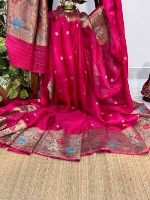 Pure Silk Kota Sarees With Paithani Pallu (28)