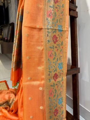 Pure Silk Kota Sarees With Paithani Pallu (3)