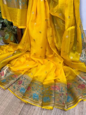 Pure Silk Kota Sarees With Paithani Pallu (4)