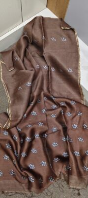 Resham Silk Linen Jamdhani Sarees (3)