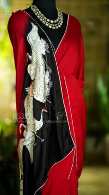 Satin Silk Sarees With Parsigara Handwork (14)