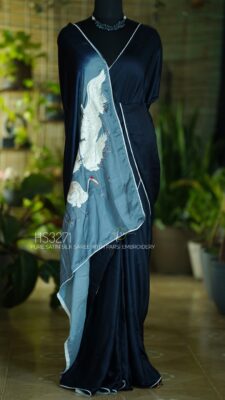 Satin Silk Sarees With Parsigara Handwork (22)