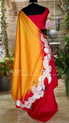 Satin Silk Sarees With Parsigara Handwork (25)