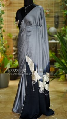 Satin Silk Sarees With Parsigara Handwork (3)