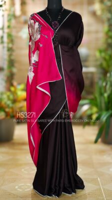 Satin Silk Sarees With Parsigara Handwork (33)