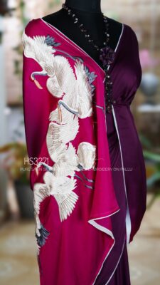 Satin Silk Sarees With Parsigara Handwork (34)