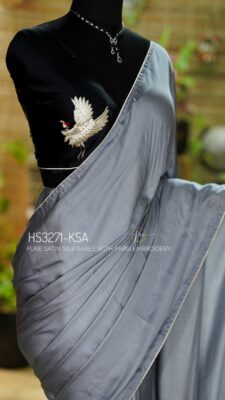 Satin Silk Sarees With Parsigara Handwork (5)