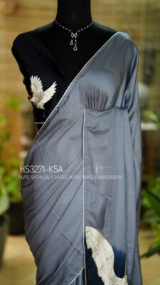 Satin Silk Sarees With Parsigara Handwork (8)