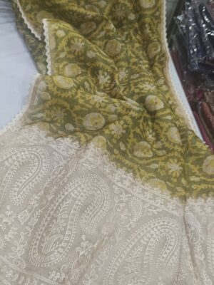 Soft Ajrakh Prints Chanderi Sarees (13)