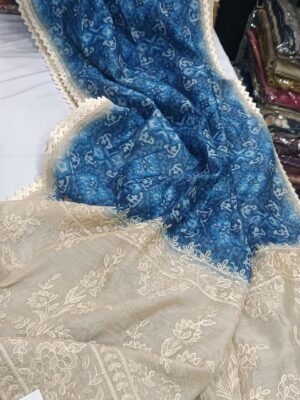 Soft Ajrakh Prints Chanderi Sarees (14)