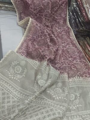 Soft Ajrakh Prints Chanderi Sarees (15)