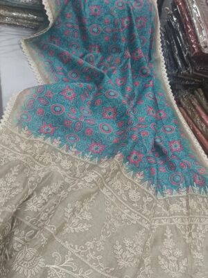Soft Ajrakh Prints Chanderi Sarees (18)