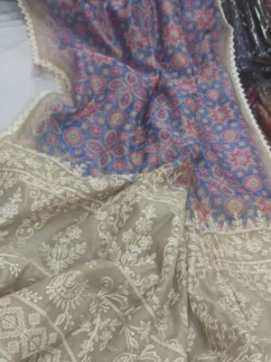 Soft Ajrakh Prints Chanderi Sarees (23)