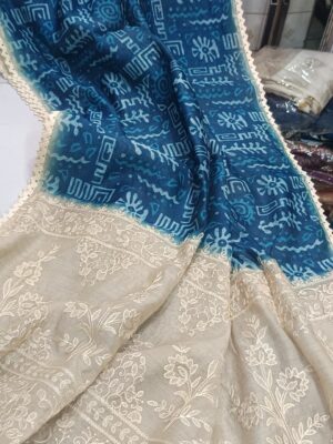 Soft Ajrakh Prints Chanderi Sarees (29)