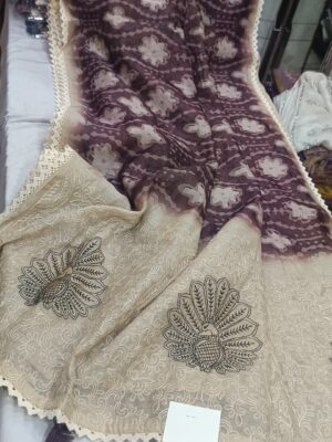 Soft Ajrakh Prints Chanderi Sarees (4)