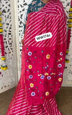 Chanderi Hand Painted Sarees (10)