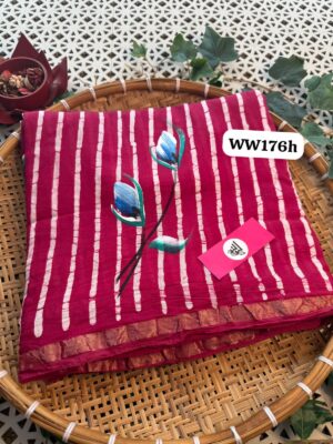 Chanderi Hand Painted Sarees (15)