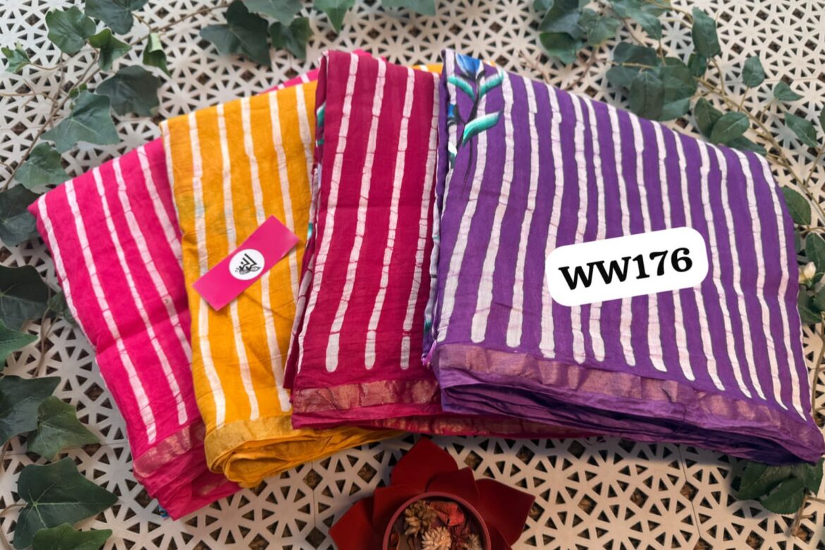 Chanderi Hand Painted Sarees (20)