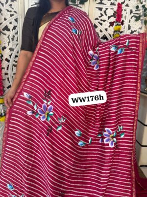 Chanderi Hand Painted Sarees (21)