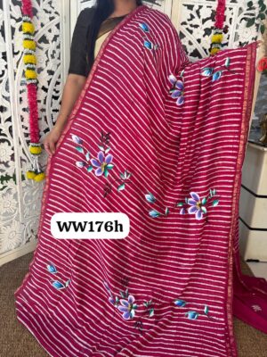 Chanderi Hand Painted Sarees (22)