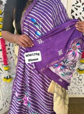 Chanderi Hand Painted Sarees (29)