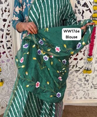 Chanderi Hand Painted Sarees (4)