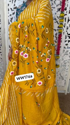 Chanderi Hand Painted Sarees (8)