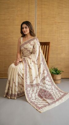 Chanderi Sarees With Blouse (10)