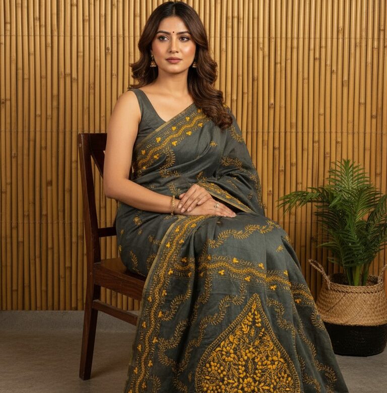 Chanderi Sarees With Blouse (7)